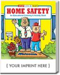 CS0210 Home Safety Coloring and Activity Book with Custom Imprint